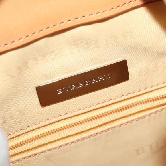 BURBERRY Shoulder Bag Canvas Leather White Auth bs23926 - Picture 10 of 16